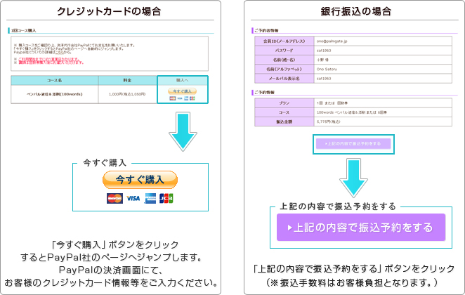 お支払ページの画像